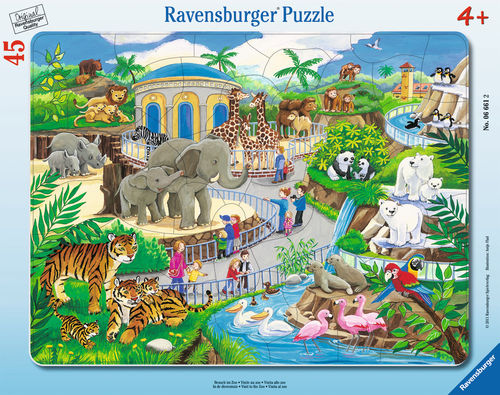 Rahmenpuzzle: Besuch im Zoo