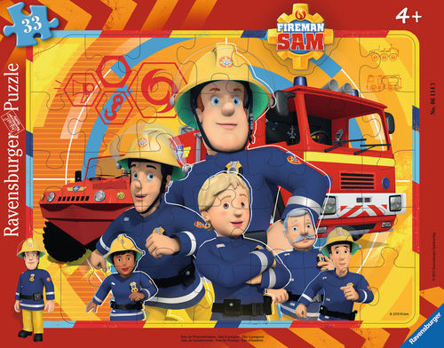 Rahmenpuzzle: Sam, der Feuerwehrmann