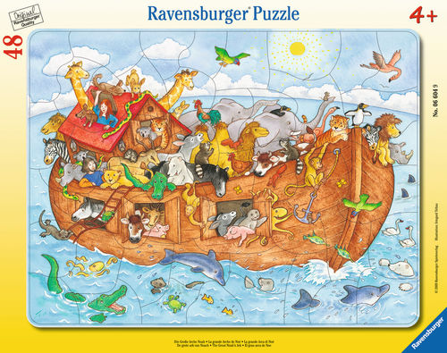 Rahmenpuzzle: Die große Arche Noah