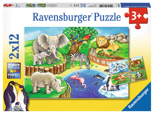 Puzzle: Tiere im Zoo