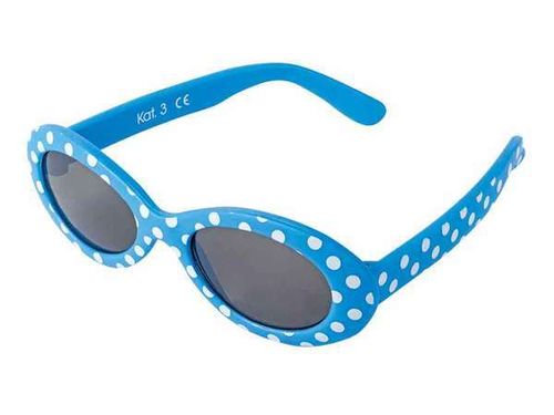 Flex Sonnenbrille blau mit Punkten