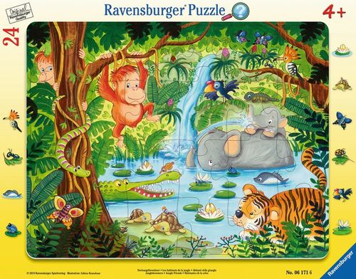 Rahmenpuzzle: Dschungelbewohner