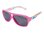 Sonnenbrille pink mit Farbklecksen