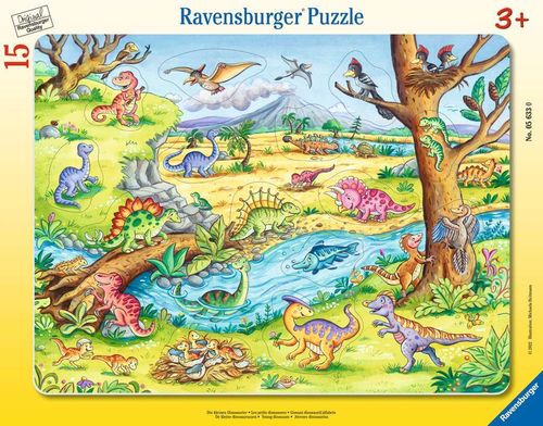 Rahmenpuzzle Die kleinen Dinosaurier